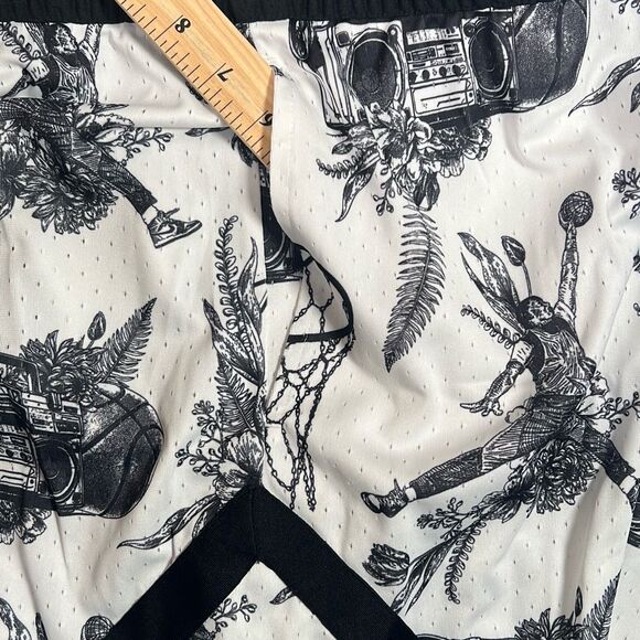 Jordan Dri-FIT Sport AOP Diamond Shorts Mesh basketball shorts Men Large NWT - Picture 8 of 8